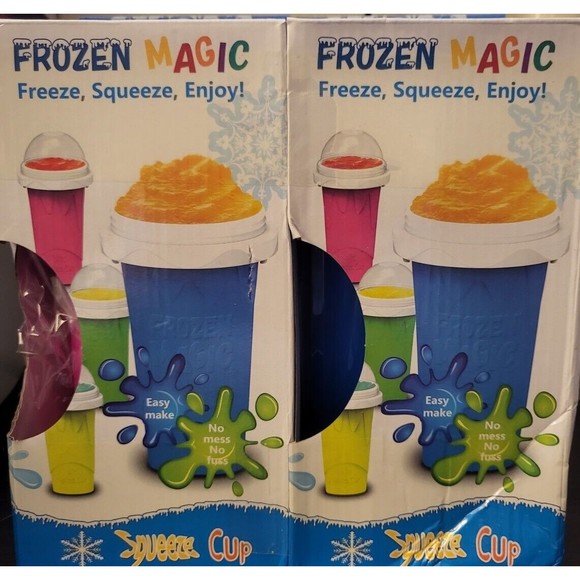 PLUS Other 2 Pack Slushie Maker Squeeze Cupfrozen Magic Slushy
